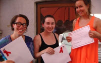 Personal fundraising pages in aid of Designers Against Aids